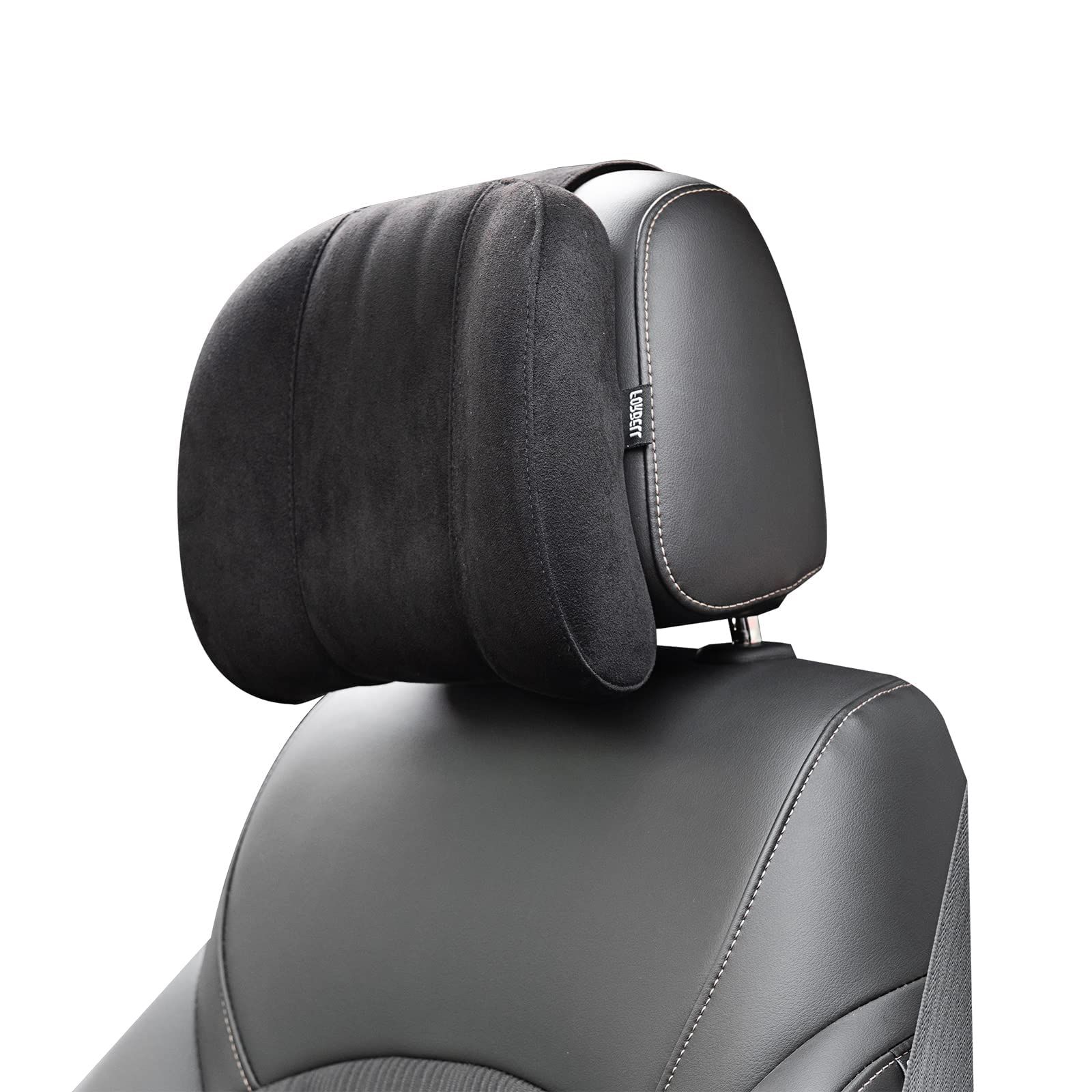 Car headrest neck pillow accessories pillow memory cotton car accessories headrest pillow headrest pillow for car suede, Made of Fabric - Image 1