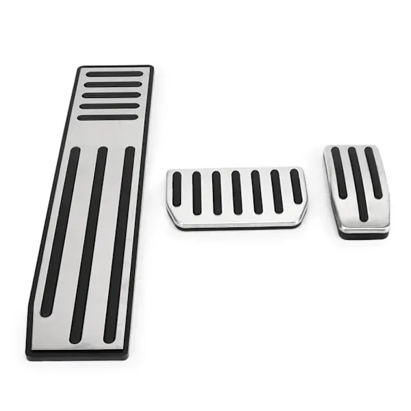 3pcs Foot Pedal Set Accelerator Brake Pedal Footrest Stainless Steel Rubber Non-Slip Replacement for Tesla Model SX—max - Image 4