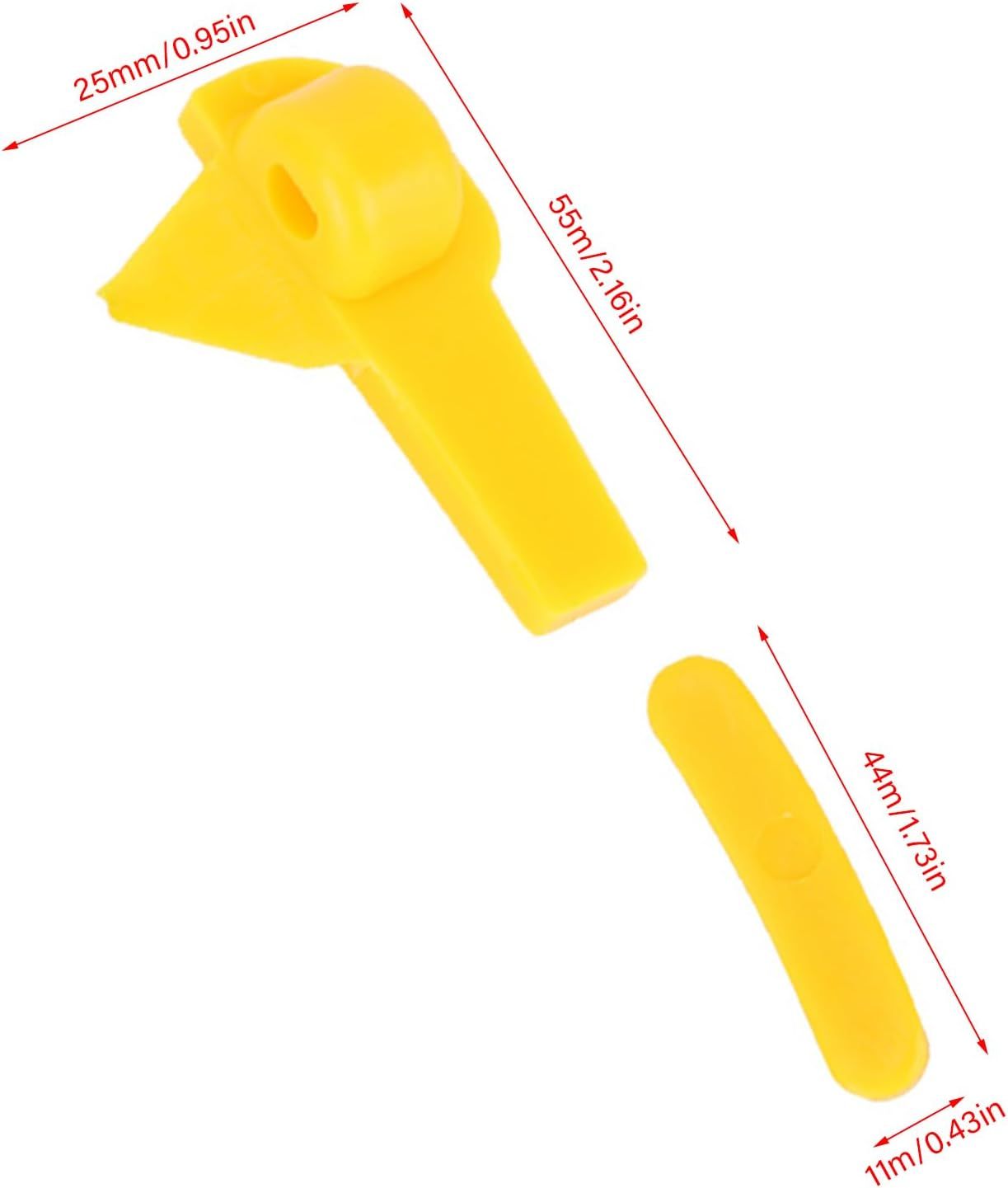 Long Lasting Premium Tire Dismantling Head, 20 Pcs Tire Changer Bead Tire Machine Accessories, Made of Plastic - Image 2