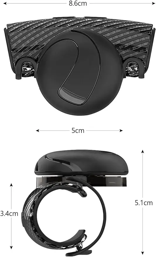 Compatible Universal Steering Wheel Knob Car Control Handle for Cars Boats Black - Perfet_MGF, Easy to Use, Good Performance - Image 4