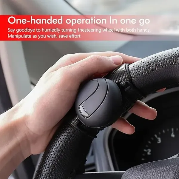 Compatible Universal Steering Wheel Knob Car Control Handle for Cars Boats Black - Perfet_MGF, Easy to Use, Good Performance - Image 5