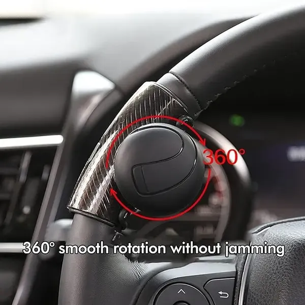 Compatible Universal Steering Wheel Knob Car Control Handle for Cars Boats Black - Perfet_MGF, Easy to Use, Good Performance - Image 6
