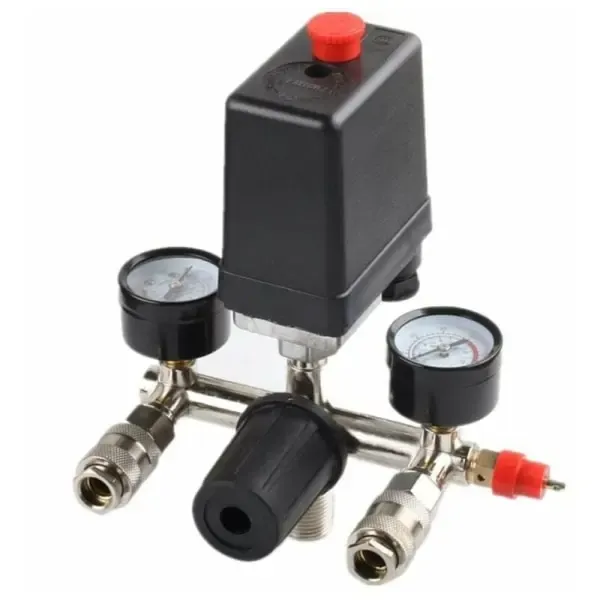 Professional Pressure regulator with pressure switch Replacement for  compressor Pressure switch with 2 displays - Image 1