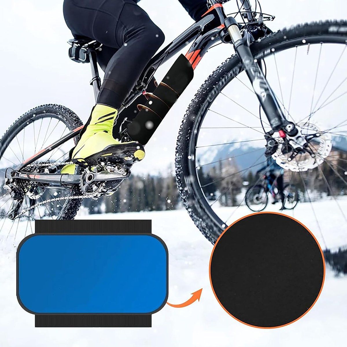 Heavy Duty Replacement - Bike Battery Protective Cover - 2 Pieces - Waterproof e - bike battery cover, 2 Pcs Pack - Image 2