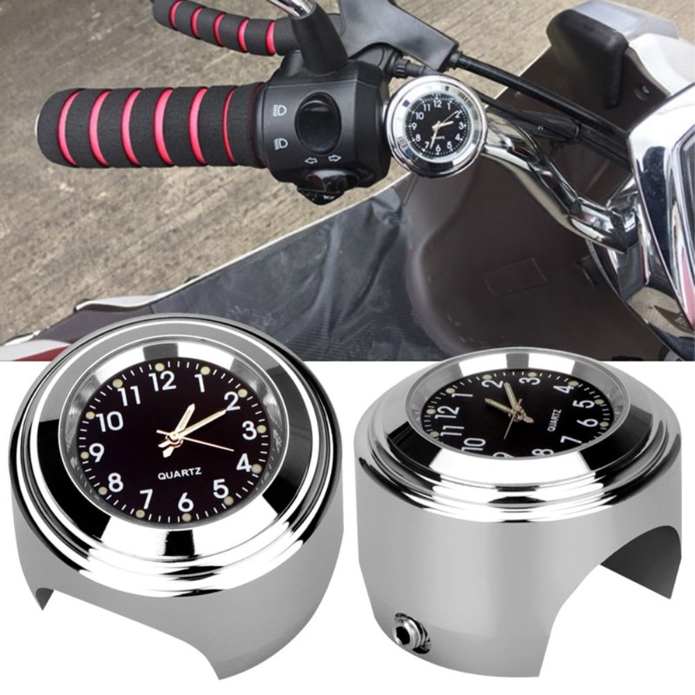 Durable High Quality Analog watch for motorbikes, mopeds and bicycles, Made of Aluminum, Black Color, Perfect Fit - Image 2