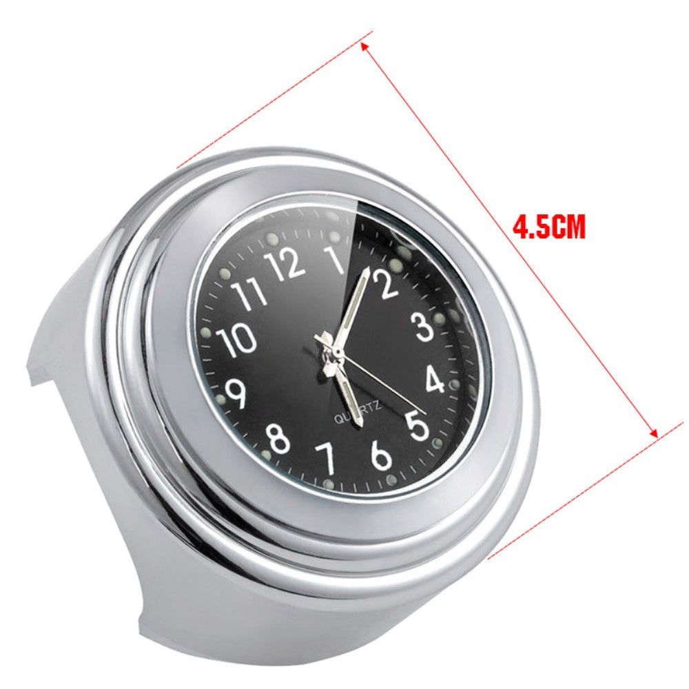 Durable High Quality Analog watch for motorbikes, mopeds and bicycles, Made of Aluminum, Black Color, Perfect Fit - Image 5