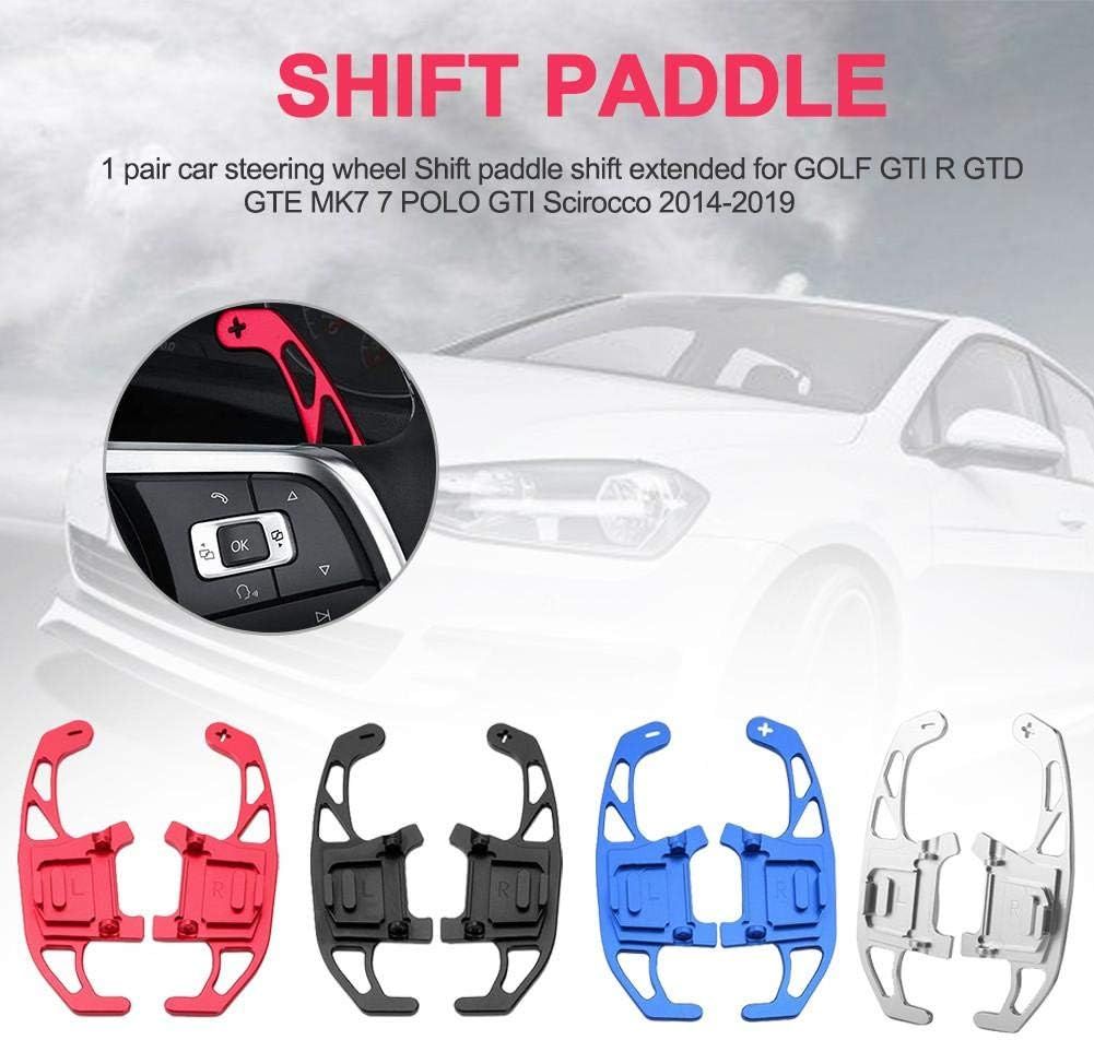 High-performance aluminum gearshift paddles (blue) for Golf Golf 7 R-line (models 2015-2019), Golf 7 GTI (models 2015-2019), Replacement Part - Image 2