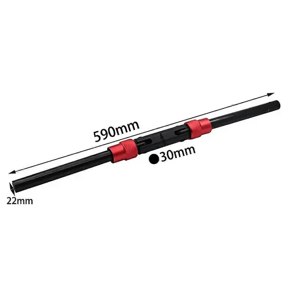 Replacement Foldable Handlebar Bicycle 90 Degree Folding Aluminum Kick Stunt Scooter Electric Bike Handlebar[D], Black Color - Image 4
