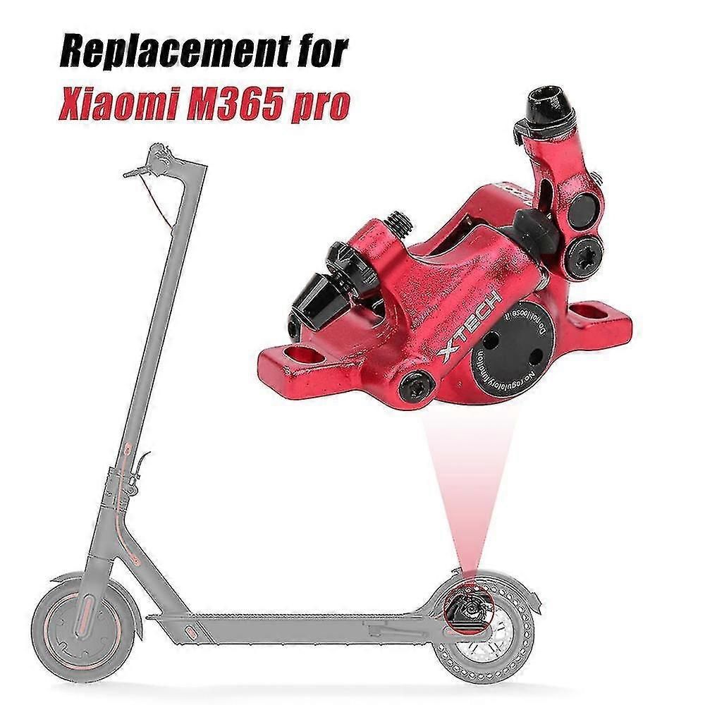 Hydraulic disc brake caliper with adapter and 120mm brake disc for Xiaomi M365 Pro electric scooter, Made of Aluminum - Image 2
