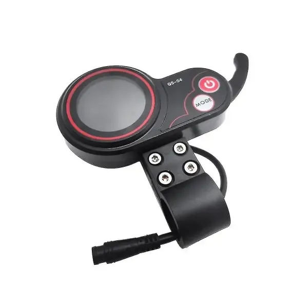 Qs-s4 48v-60v Throttle Throttle LCD Display Meter compatibility with Zero 8 9 10 8x 10x Electric Scooter 6pin Display-ya, Made of Plastic, Black Color - Image 1