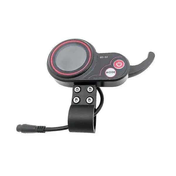 Qs-s4 48v-60v Throttle Throttle LCD Display Meter compatibility with Zero 8 9 10 8x 10x Electric Scooter 6pin Display-ya, Made of Plastic, Black Color - Image 2