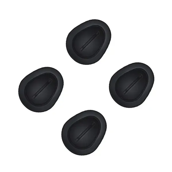 Universal Car Rubber Cup Limiter Insert Cup Holder Drink Holder, Replacement Part, Made of Silica Gel, Black Color, 8 Pcs Pack - Image 1