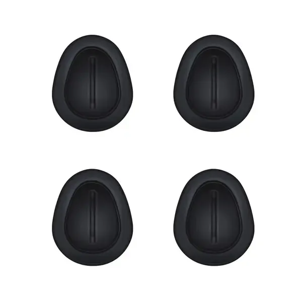 Universal Car Rubber Cup Limiter Insert Cup Holder Drink Holder, Replacement Part, Made of Silica Gel, Black Color, 8 Pcs Pack - Image 2
