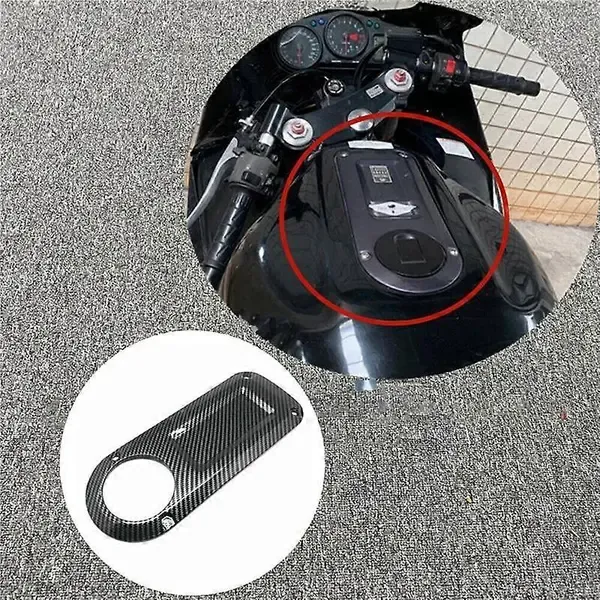Carbon Fiber Motorcycle Tank Center Cover Panel Fairing kompatibilitet med -12R ZX12R 2000-2005.pa, Replacement Part, Made of Abs - Image 2