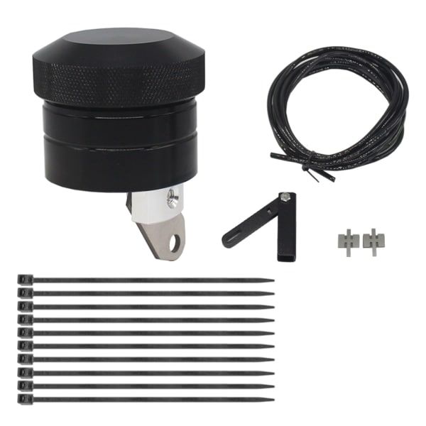 Chain Lubricator Oiler Lubrication System compatible with Suzuki-Kawasaki bike Universal Black【pl】, Made of Aluminum - Image 1