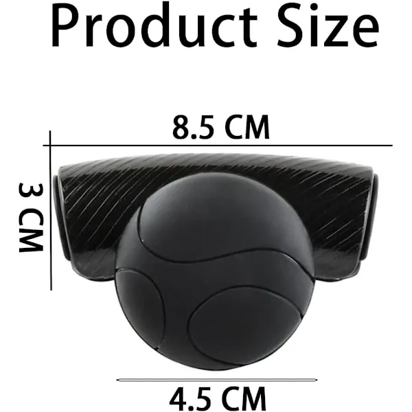 Car Steering Wheel Knob, Adjustable Universal Fit Non-Slip Spinner Booster, Car Accessories Easy Installation No Tools Required (Black)【PL】 - Image 2