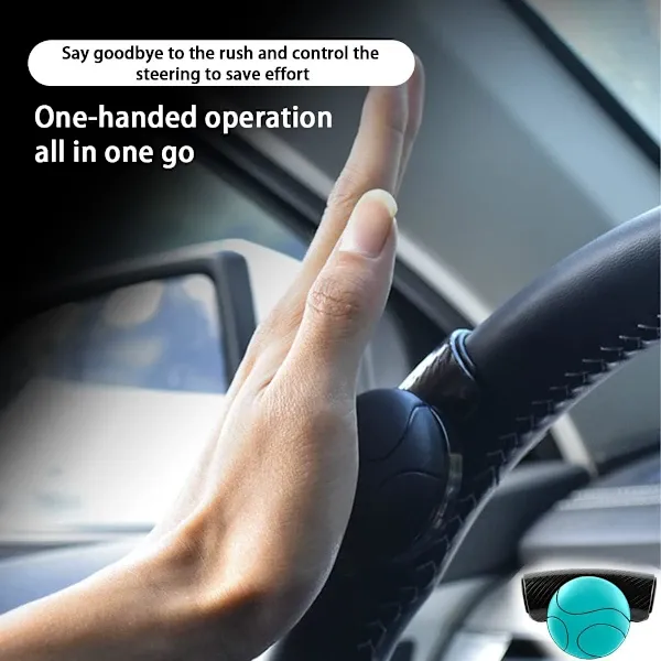 Car Steering Wheel Knob, Adjustable Universal Fit Non-Slip Spinner Booster, Car Accessories Easy Installation No Tools Required (Black)【PL】 - Image 4