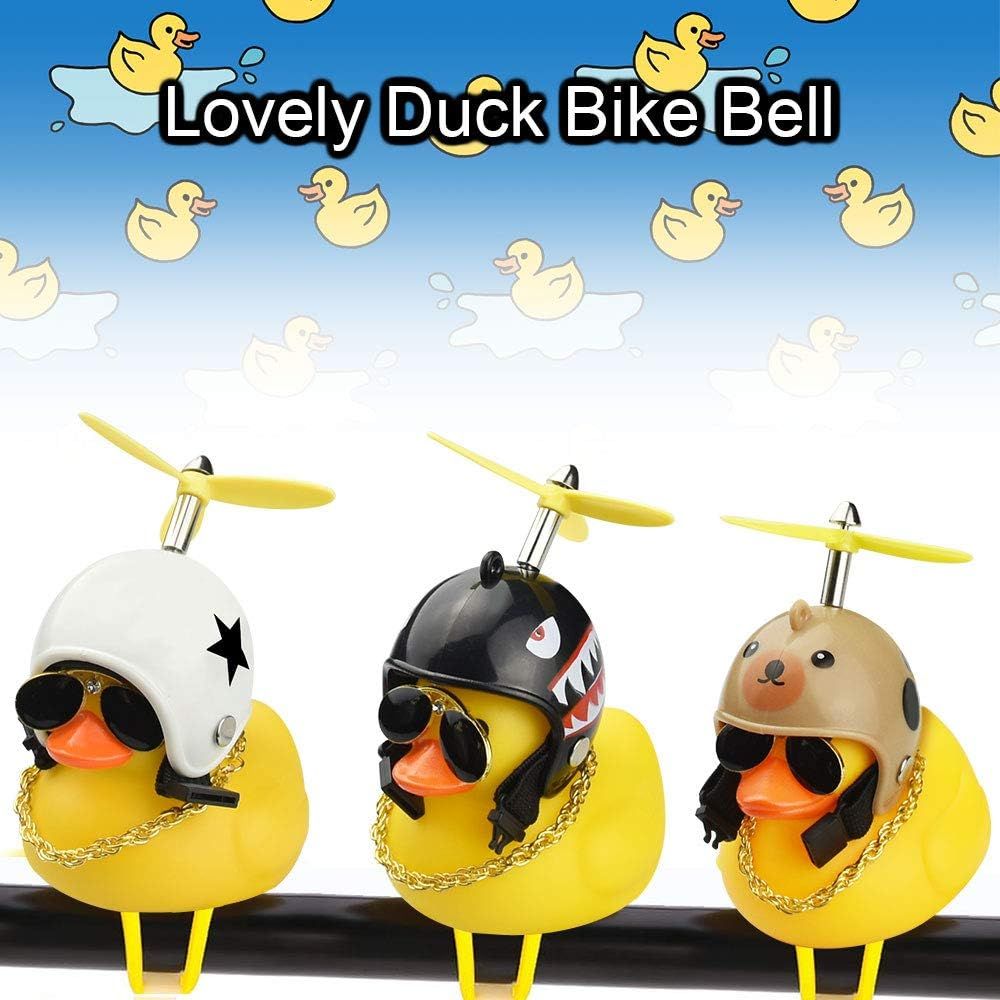 Durable High Quality pcs Duck Bicycle Bell Duck Bicycle Bell Cute Rubber Duck Bicycle Horn, Perfect Fit, Easy to Use - Image 2