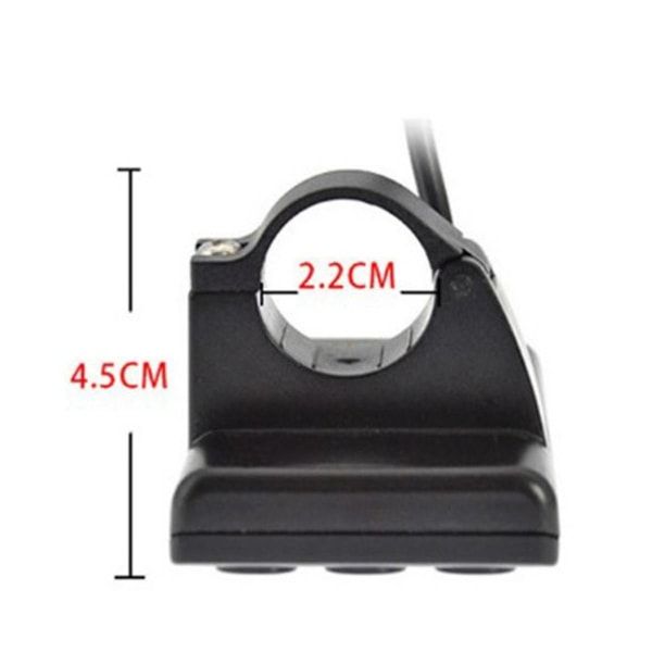 Replacement S866 Electric Bike LCD Screen E-bike Electric Scooter Display Meter Control Panel with Waterproof, Made of Abs, Black Color - Image 3