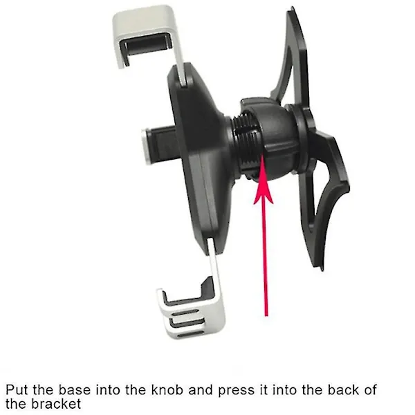 Replacement for - A3 8v S3 2014-2019 Mobile Phone Holder Mobile Mount Car Mount Accessories Black, Made of Aluminum - Image 3