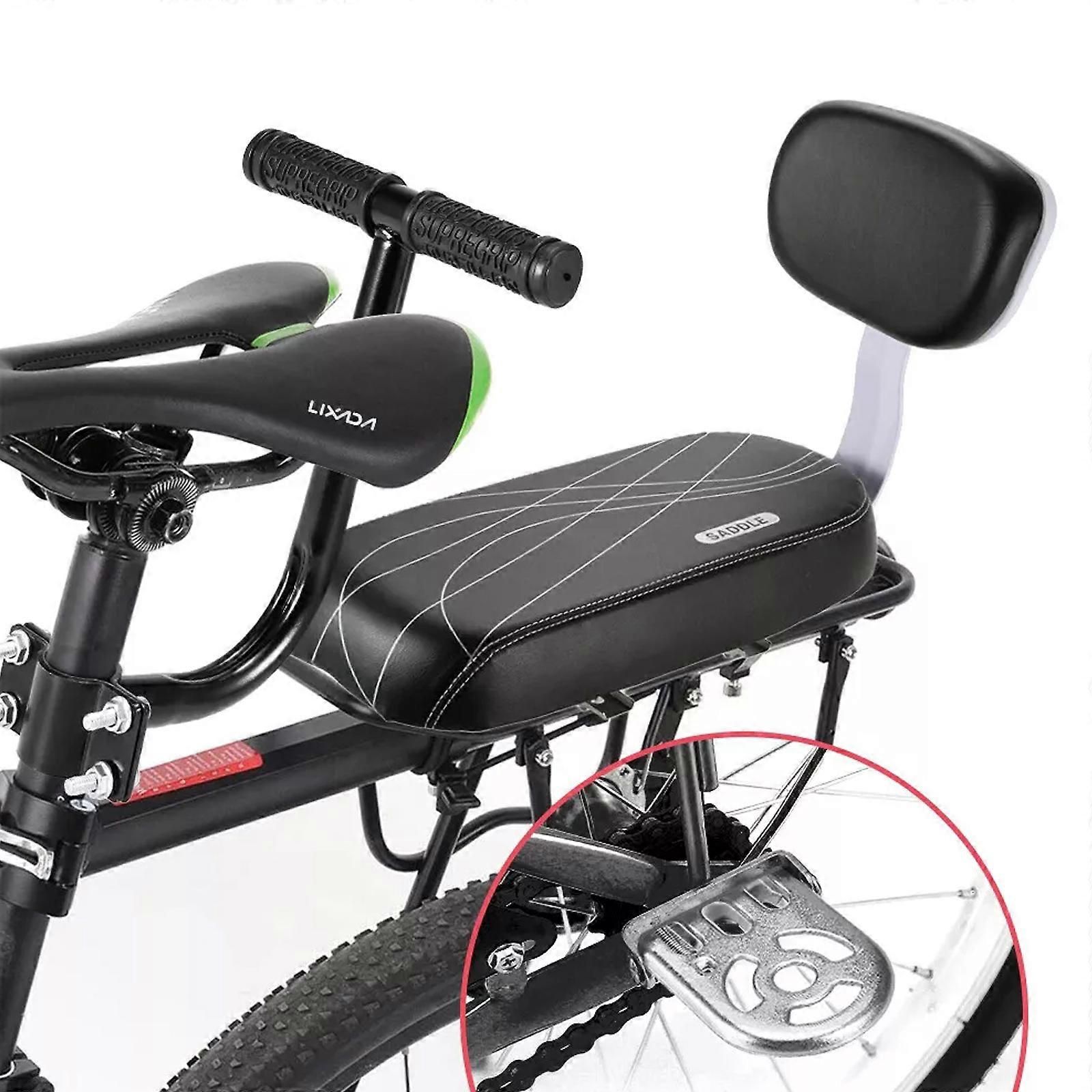Premium Saddle with Backrest | Child Seat Set | MTB Rear Luggage Carrier | Comfortable & Safe—max_sai, Replacement Part, Made of Iron - Image 4