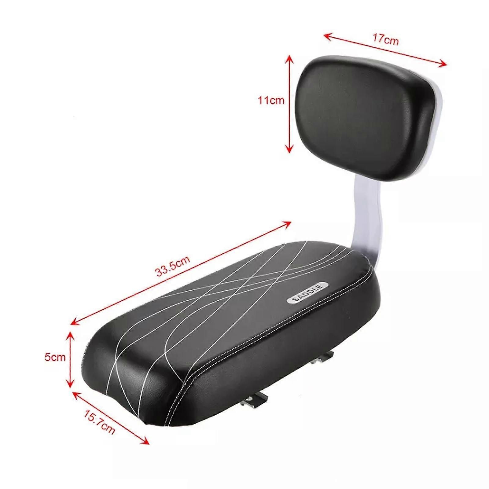 Premium Saddle with Backrest | Child Seat Set | MTB Rear Luggage Carrier | Comfortable & Safe—max_sai, Replacement Part, Made of Iron - Image 5