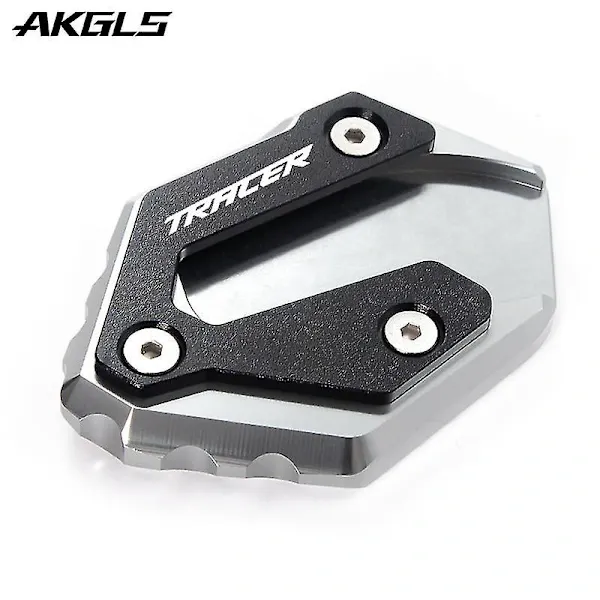 CNC side stand extension and tire valve guard for Yamaha Tracer 900 /gt 700 /gt Tracer 9/gt 7/gt Mt-09 Sp Mt07, Made of Aluminum - Image 1