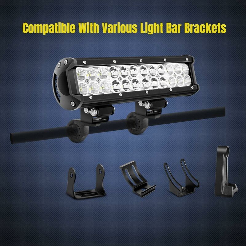 2pcs 19-30mm Roof Rack Bracket LED Light Holder Roll Bar Clamps Clamp,for Roll Cage Bar for Off Road,SUV, Made of Aluminum - Image 5
