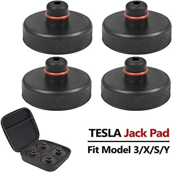 Tesla Model 3 / Y/s/x Jack Pad Pucks Jack Lift Pad Adapter Tool with storage box (protects battery and chassis) null none, Made of Rubber, Black Color - Image 4