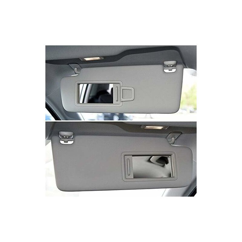 Pack - Compatible with Audi A4 A5 S5Q3 Q5 Car Sun Visor Clip Fastener Bracket 8U0857562A (Black), Made of Plastic - Image 3