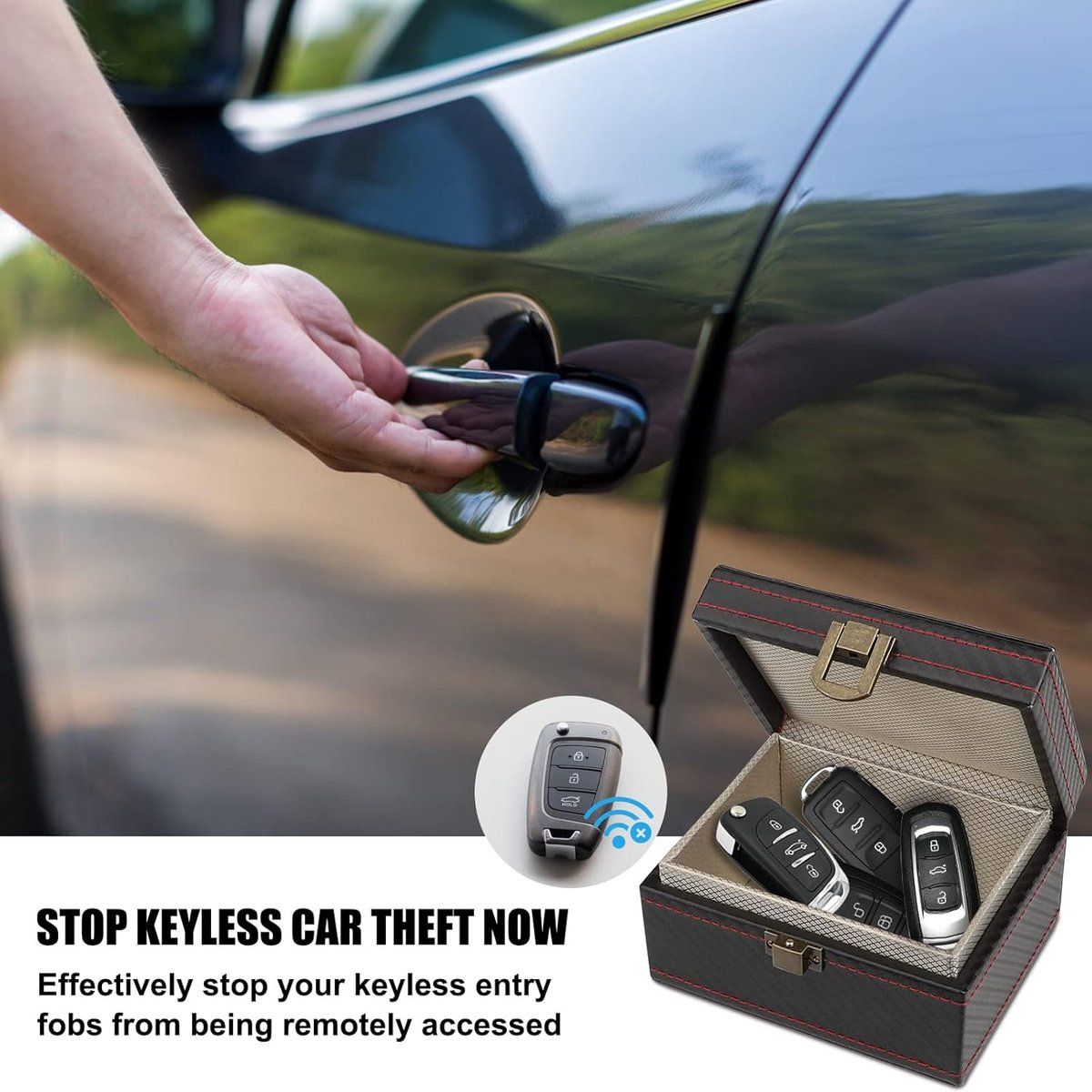 Replacement Car Key RFID Anti-Theft - Protective Cover Box Safe Faraday, Easy to Use, Good Performance, Universal Fit - Image 6
