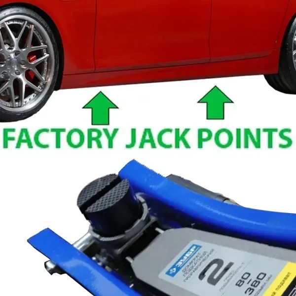 Reliable Professional Car Gummi Jack Pad Ramskydd Adapter Jacking Pinch Weld Black, Made of Rubber, 1 Pcs Pack - Image 4