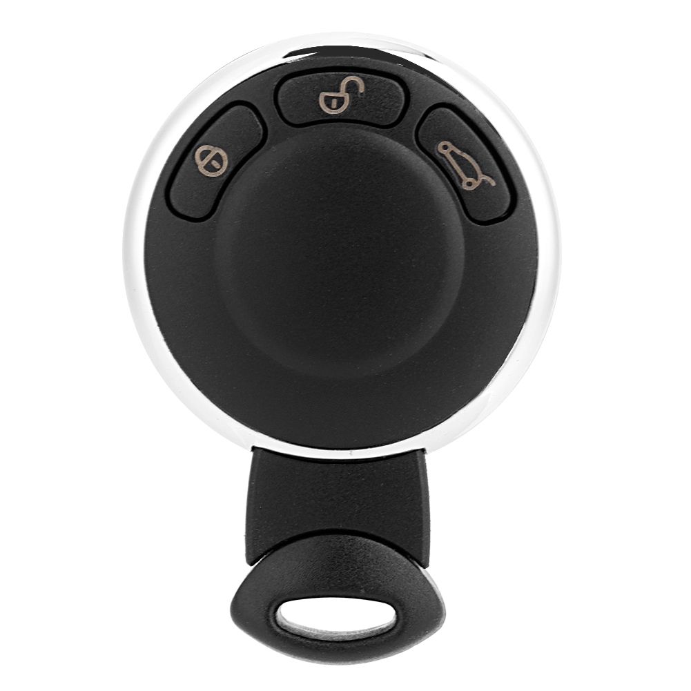 3-button remote control for Mini Cooper 2007 2008 2009 2010 2011 2012 2013 2014 KR55WK4, Replacement Part, Black Color - Image 1