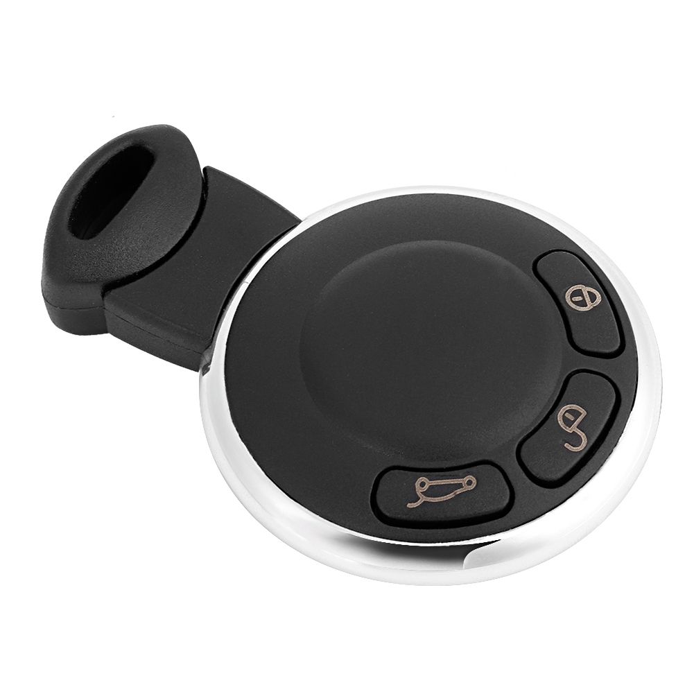 3-button remote control for Mini Cooper 2007 2008 2009 2010 2011 2012 2013 2014 KR55WK4, Replacement Part, Black Color - Image 2