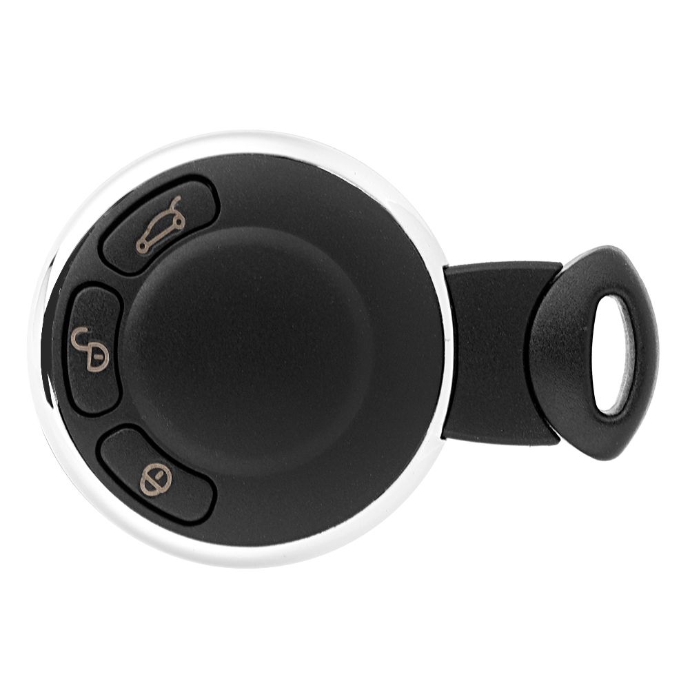 3-button remote control for Mini Cooper 2007 2008 2009 2010 2011 2012 2013 2014 KR55WK4, Replacement Part, Black Color - Image 3