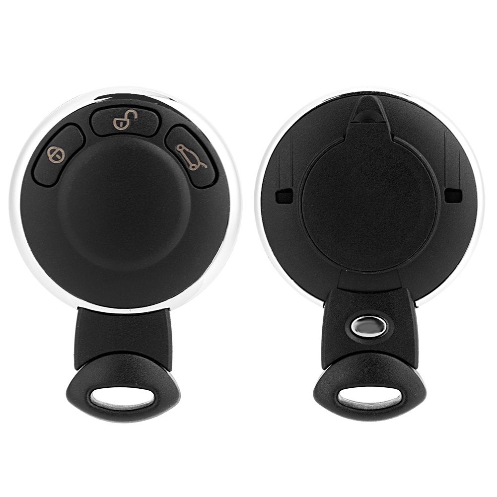 3-button remote control for Mini Cooper 2007 2008 2009 2010 2011 2012 2013 2014 KR55WK4, Replacement Part, Black Color - Image 4