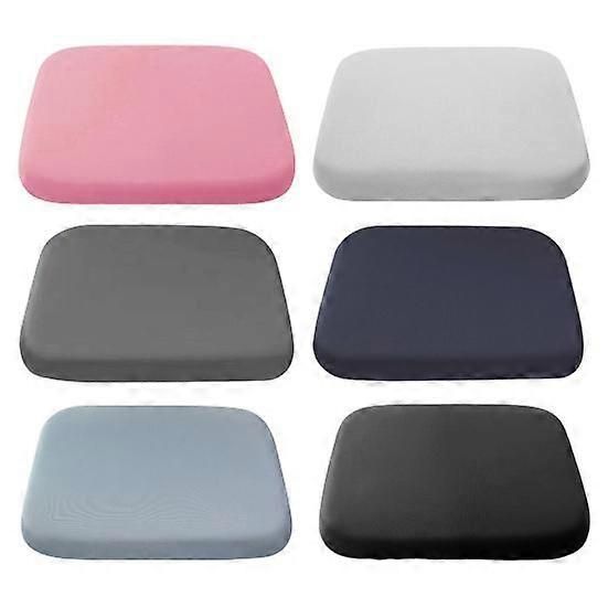 Replacement Memory Foam Seat Cushion with Strap, Slow Recovery, All Seasons, Non-Slip, Washable - Perfect Light Grey Large_tfrf - Image 4