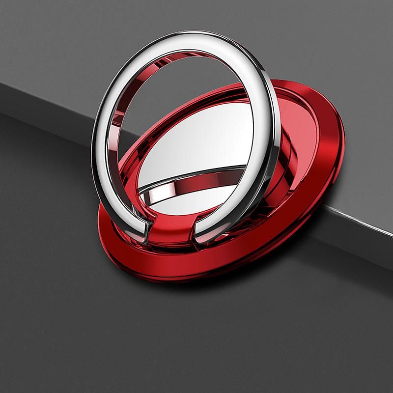 Replacement 360° Rotatable Finger Ring Mobile Phone Holder Stand Grip For Universal Magnetic Car Holder Phone Back Sticker Pad Mount Sticker | | Red - Image 1
