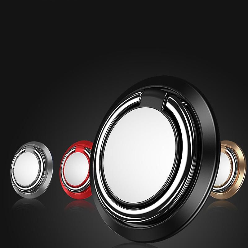 Replacement 360° Rotatable Finger Ring Mobile Phone Holder Stand Grip For Universal Magnetic Car Holder Phone Back Sticker Pad Mount Sticker | | Red - Image 4
