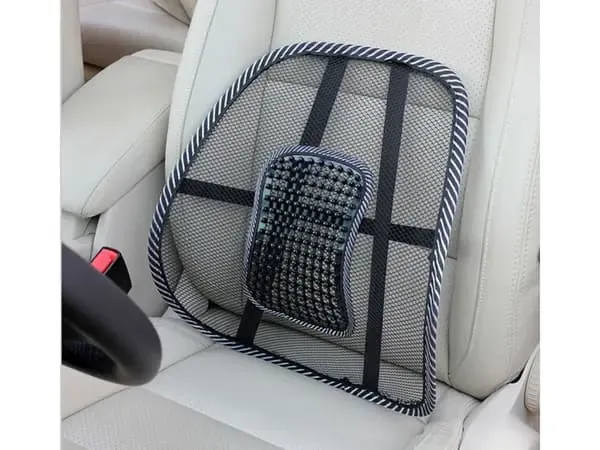 Professional Ergonomic Lumbar Support - Backrest for Chair & Car Seat, Replacement Part, Made of Metal, Black Color - Image 3