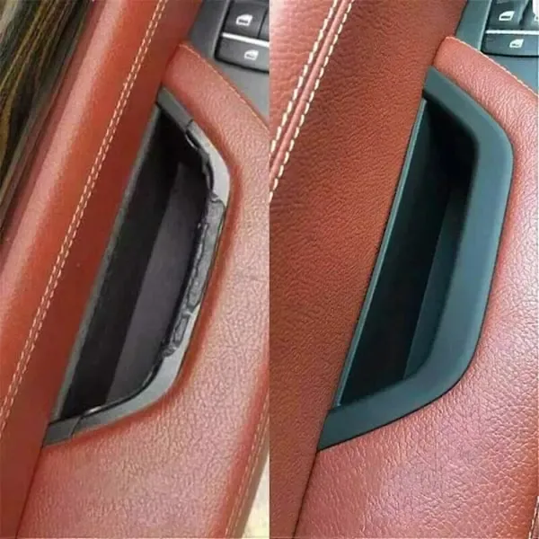 Front Left Door Inner Handle Pull Trim 51417250307 Replacement for  F25 F26 X3 X4 2011-2017, Made of Abs, Black Color - Image 4