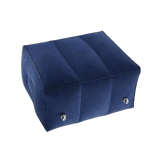 Replacement Airplane sleeping footrest pillow children resting pillow on airplane car, Made of Pvc, Blue Color - Image 4