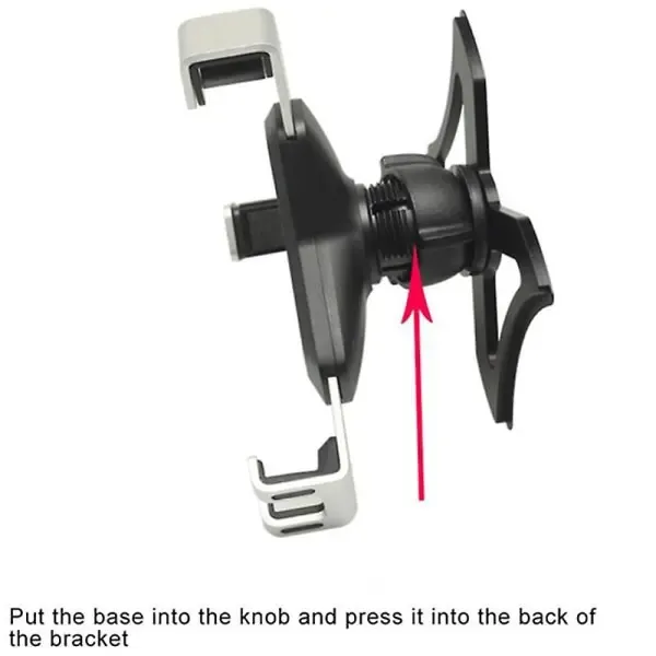 For- A3 8v S3 2014-2019 Mobile Phone Holder Mobile Mount Car Mount Accessories Black, Replacement Part, Made of Aluminum - Image 3