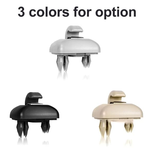 2pcs Inner Sun Visor Hook Bracket Replacement for  Audi A1 A3 A4 A5 Q3 Q5 (8E0 857 562) A7 B6 B7 B8 S4 S5 Sun Visor Holder Car Interior Parts Gray - Image 3