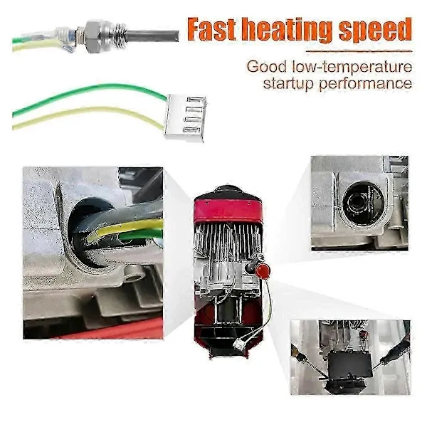 Durable High Quality 12V Glow Plug Repair Kit for 2KW 5KW 8KW Heater Efficient, Made of Steel, Red Color, Perfect Fit - Image 5