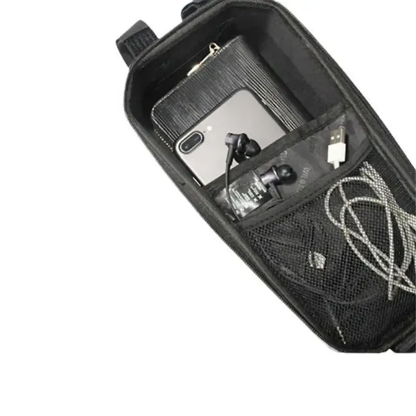 Replacement XJ-2l Electric Scooter Bag Waterproof Storage Bag Scooter Handlebar Bag Universal Scooter Bicycle Fron, Made of Eva, Black Color - Image 3