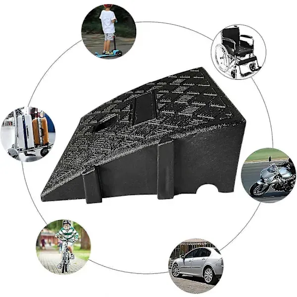 Car ramp for curbs, heavy duty PVC ramps for driveways - Curb ramps for RVs, trucks, shed ramps, pets, threshold ramp for wheelchairs - Image 5