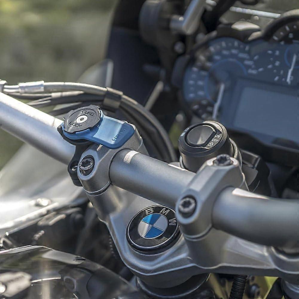Heavy Duty Quad Lock Motorcycle Mobile Phone Holder Replacement for  & , Handlebar Mount with Quick Release, Made of Abs - Image 4
