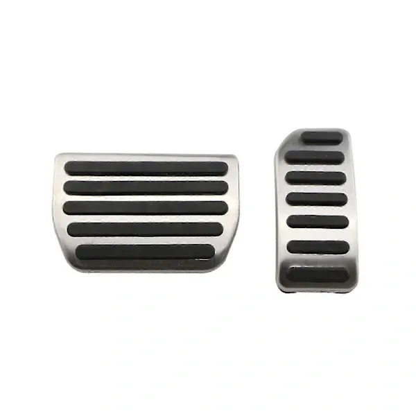 Compatible Pedal Covers for Volvo V60 V70 S60 S60L XC60 XC70 S80 S80L Stainless Steel AT MT Automatic Pedals Footrest Gas Brake Pad Cover Pads (AT) - Image 1