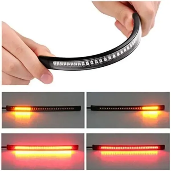 Practical High Performance Replacement 48 LED brake lights fit motorcycle car bicycle with 12V light, 2pcs, Excellent Performance - Image 1
